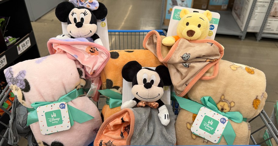 NEW Disney Halloween Baby Blankets & Security Blankets at Walmart