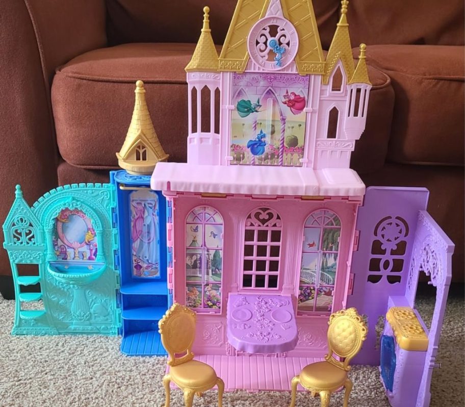​Mattel Disney Princess Portable Close & Carry Castle Playset