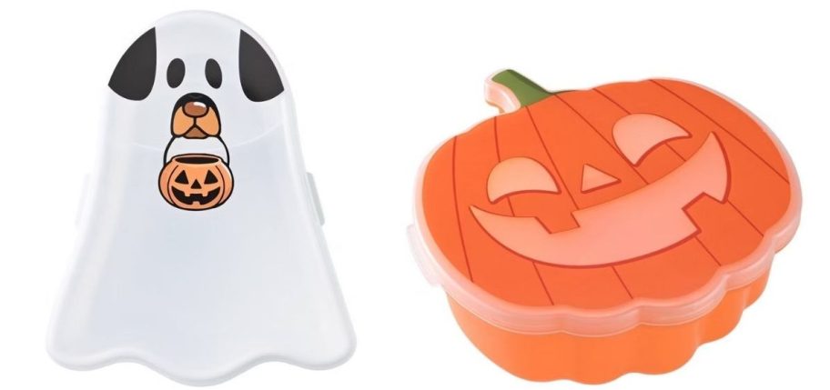 Dog and Jack o lantern snack box from target