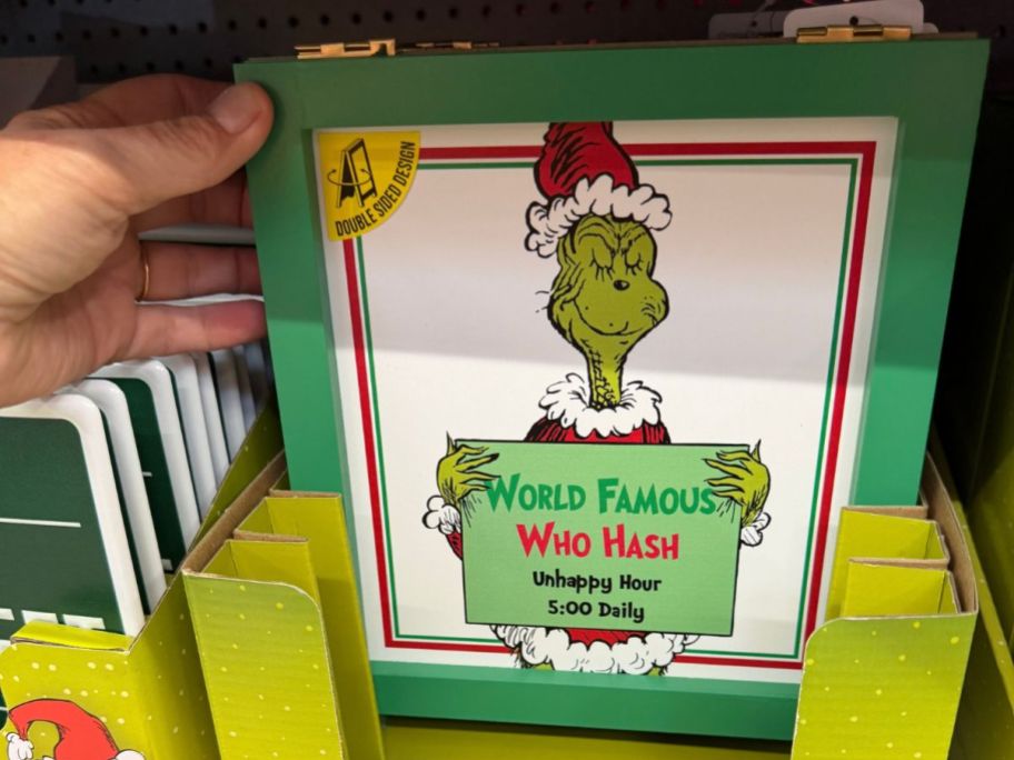 Dr. Seuss The Grinch Bistro Sign in store