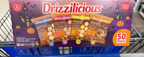 Drizzilicious Halloween Mini Rice Cake Bites 50-Pack