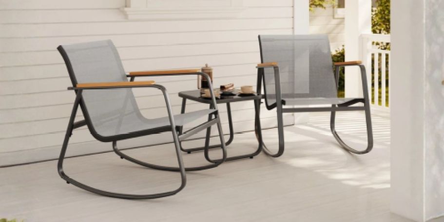 Rocking Chair 3-Piece Patio Set from $92.99 Shipped on Wayfair.com (Reg. $250)
