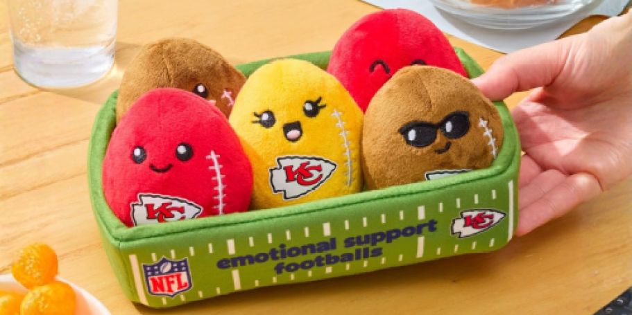 You Can Pre-Order These Emotional Support Pals x NFL Sets Now on Amazon