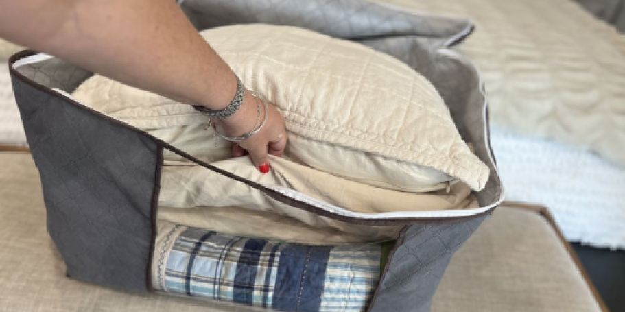 Foldable Storage Totes 6-Pack Just $11.99 Shipped (+ EXTRA $10 Off for New Customers)