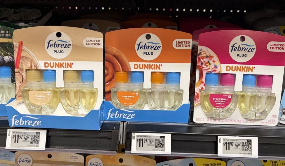 Febreze x dunkin plug ins at walmart