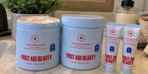 First Aid Beauty Ultra Repair Cream 4-Piece Set from ONLY $44.98 Shipped (Includes 2 HUGE Tubs!)