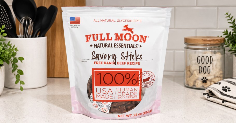 Full Moon Dog Treats Just $8.86 Shipped on Amazon (Reg. $20) | Human-Grade & Made in the USA