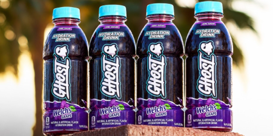 GHOST Zero Sugar Hydration Drink 12-Pack Just $14 Shipped on Amazon (Reg. $30)