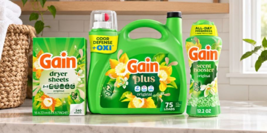 Gain Laundry Bundle Just $20 After Rebates on Walmart.com (Reg. $36)