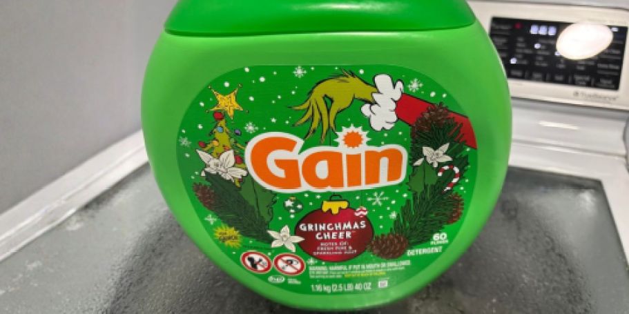 It’s Back! Grinchmas Cheer Gain Flings 60-Pack Only $15.99 on Amazon (Will Sell Out!)