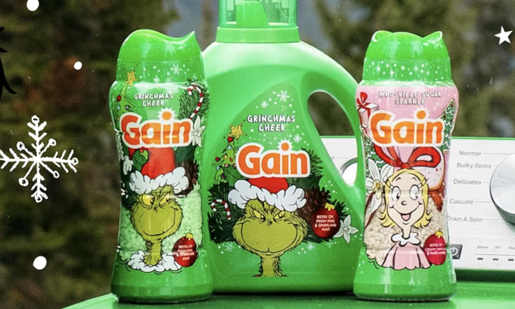 Grinch Gain Laundry Scent Booster Beads Back in Stock on Amazon (But Will Sell Out!)