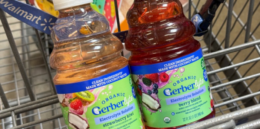 Stock a Sick-Day Basket | NEW Organic GerberLyte™ Now at Walmart + Get $1 Walmart Cash