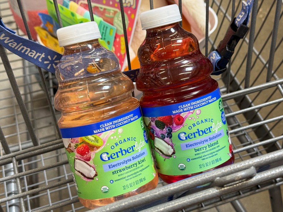 Stock a Sick-Day Basket | NEW Organic GerberLyte™ Now at Walmart + Get $1 Walmart Cash