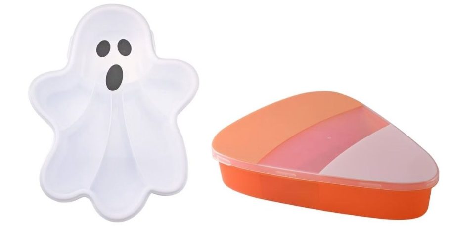Ghost and candy corn snack boxes