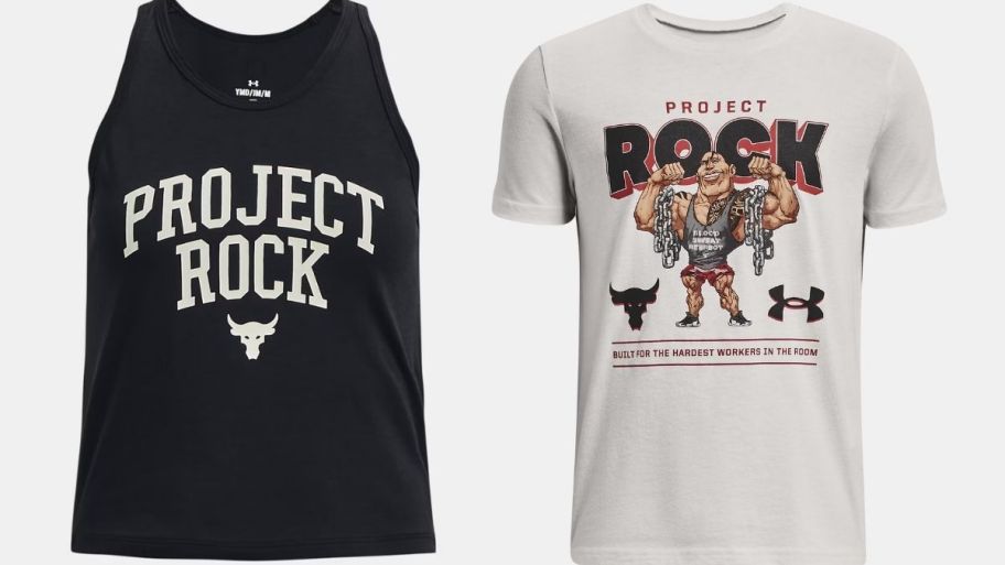 Girls and boys shirts under armour