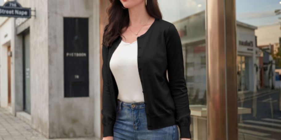 Women’s Cardigans Only $7.49 on Amazon (Reg. $25)
