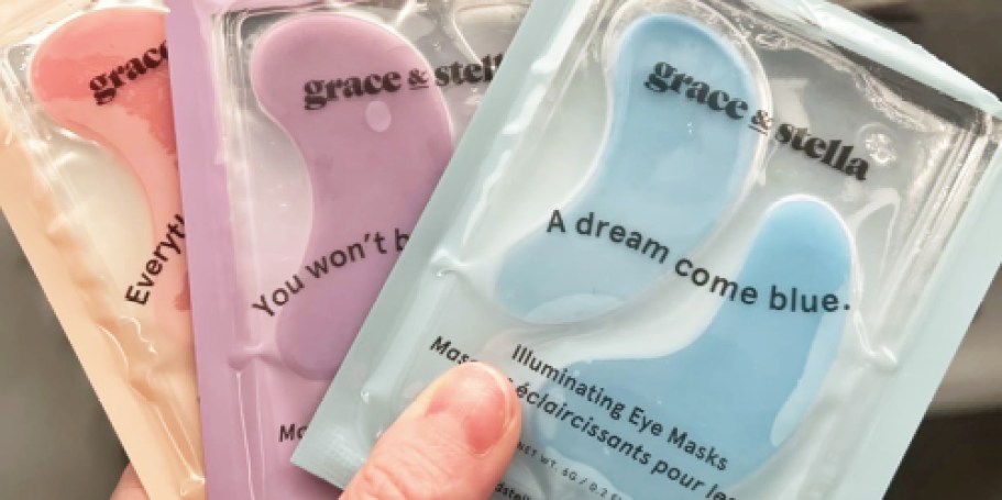 Grace & Stella Under-Eye Masks 28-Pair Variety Pack Just $13 Shipped for Prime Members