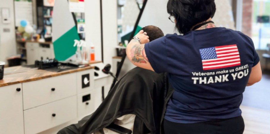 FREE Great Clips Haircuts for Veterans & Active Service Members on November 11th