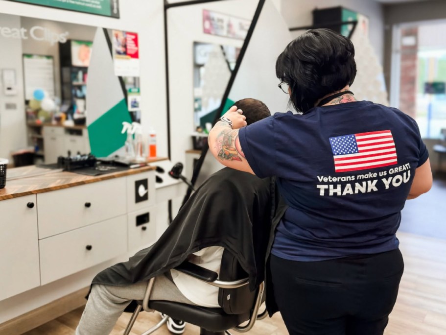 FREE Great Clips Haircuts for Veterans & Active Service Members on November 11th