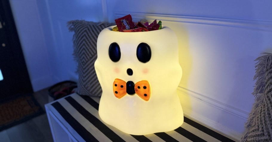Walmart’s Viral Halloween Candy Bowl Blow Molds Are Back & Just $29.97