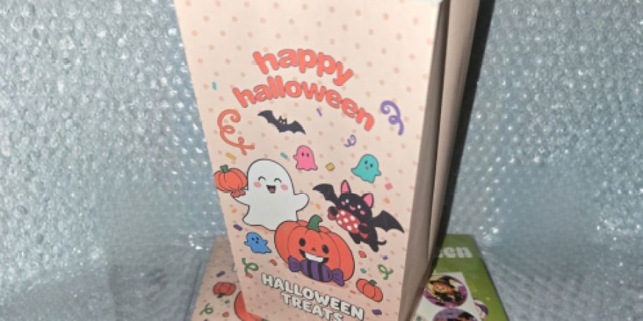 Halloween & Christmas Gift Bag 24-Packs w/ Stickers Only $3.49 on Amazon (Reg. $8)