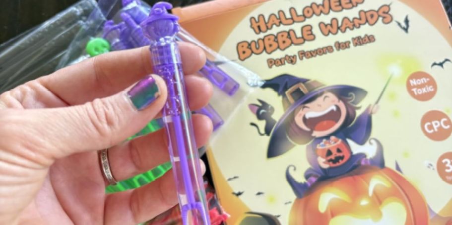 Halloween Mini Bubble Wands 30-Pack Just $4.79 on Amazon (Reg. $10)
