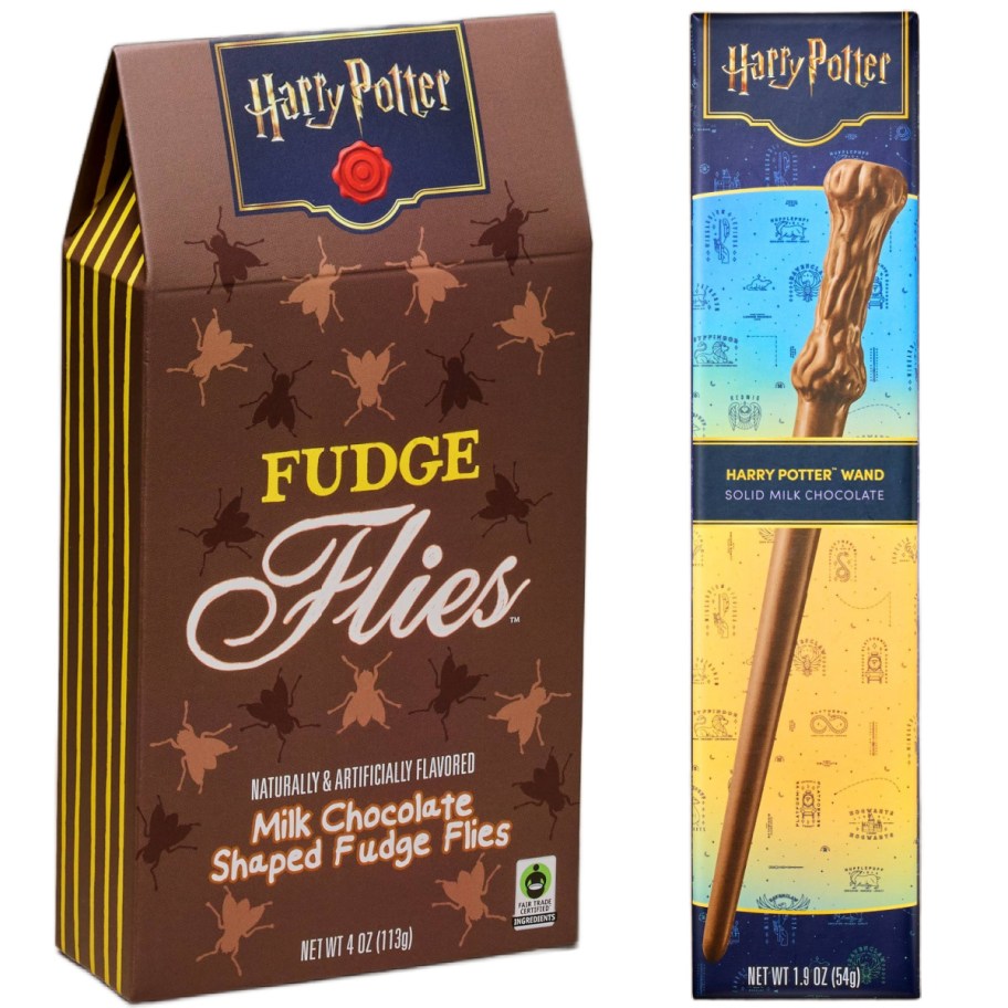Harry Potter themed treats in packaging