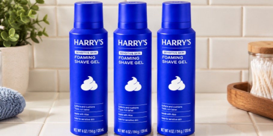 Harry’s Shave Gel 3-Pack Only $8.52 Shipped on Amazon (Reg. $17)