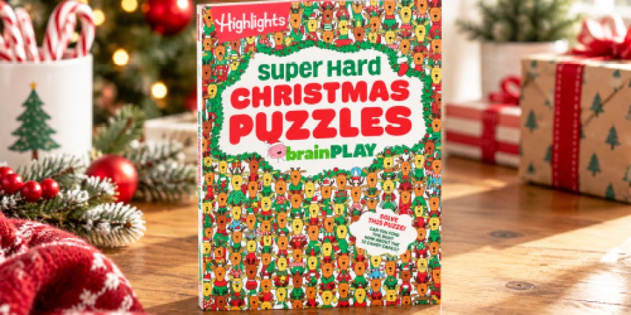 Up to 50% Off Highlights Christmas Puzzle Books on Amazon | Prices from $4.79 Shipped