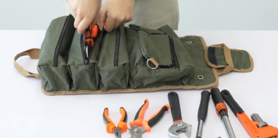 Roll Up Tool Bag Just $13.99 on Amazon (Reg. $28)