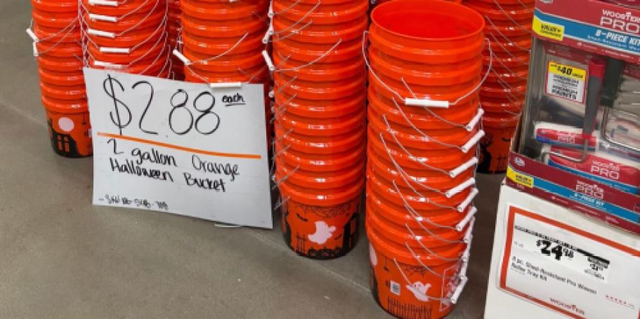 Home Depot Restocked the Viral Halloween Bucket – Just $2.88 w/ Free Delivery