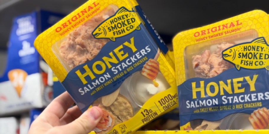 *NEW* Honey Smoked Salmon Stackers 3-Pack Just $7.87 at Sam’s Club