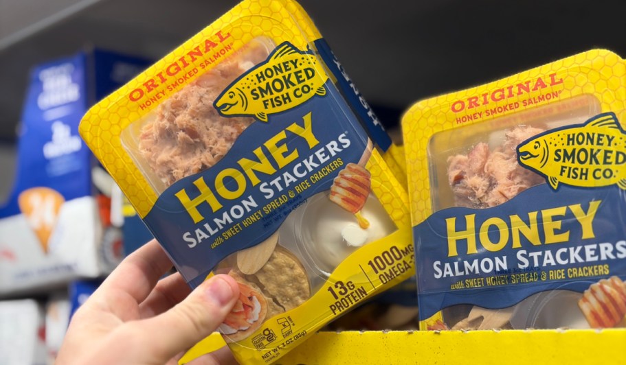 *NEW* Honey Smoked Salmon Stackers 3-Pack Just $7.87 at Sam’s Club