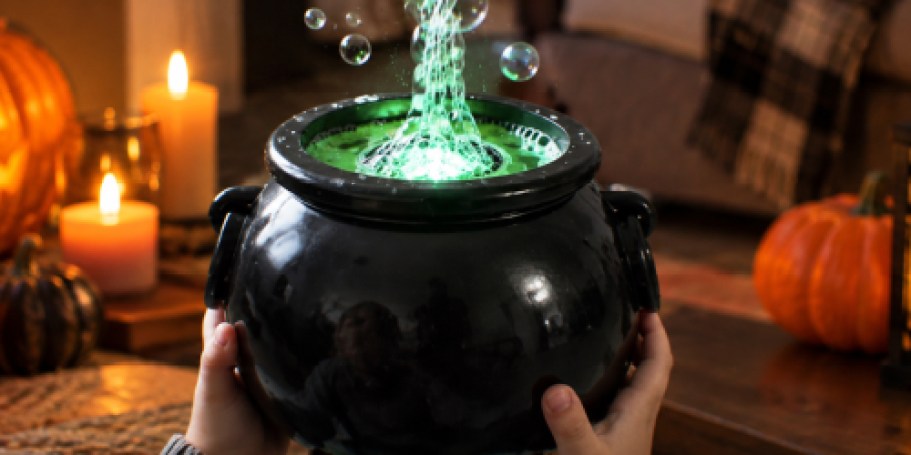 Target’s $20 Halloween Cauldron Blows Glowing Green Bubbles!