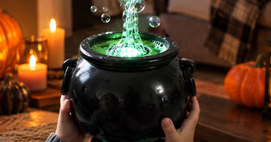 Target’s $20 Halloween Cauldron Blows Glowing Green Bubbles!