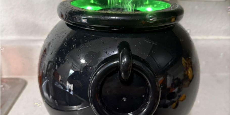 Target’s NEW $20 Halloween Cauldron Blows Glowing Green Bubbles!