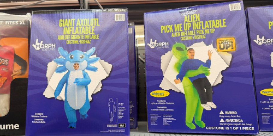Walmart Has New Inflatable Halloween Costumes | Axolotl, Alien & More!