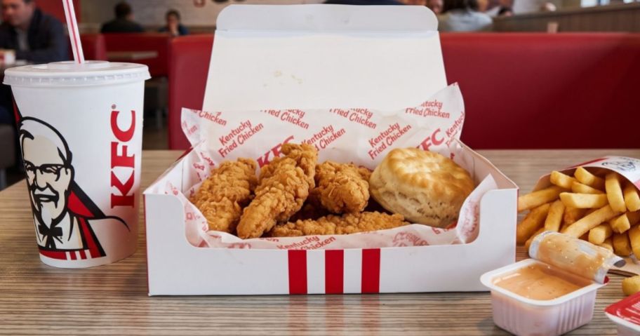 A KFC 5-Piece Tenders Meal