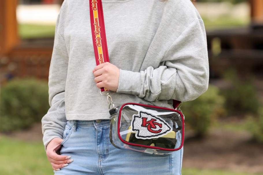 NCAA & NFL Clear Crossbody Bags Just $14.98 on SamsClub.com