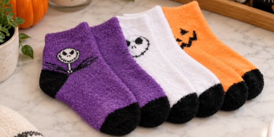 Kids Character Halloween Cozy Socks 3-Pack Only $2.89 on Walmart.com (Reg. $7)