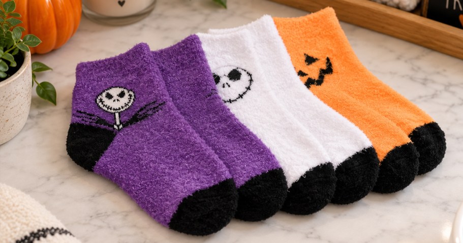 Kids Character Halloween Cozy Socks 3-Pack Only $2.89 on Walmart.com (Reg. $7)