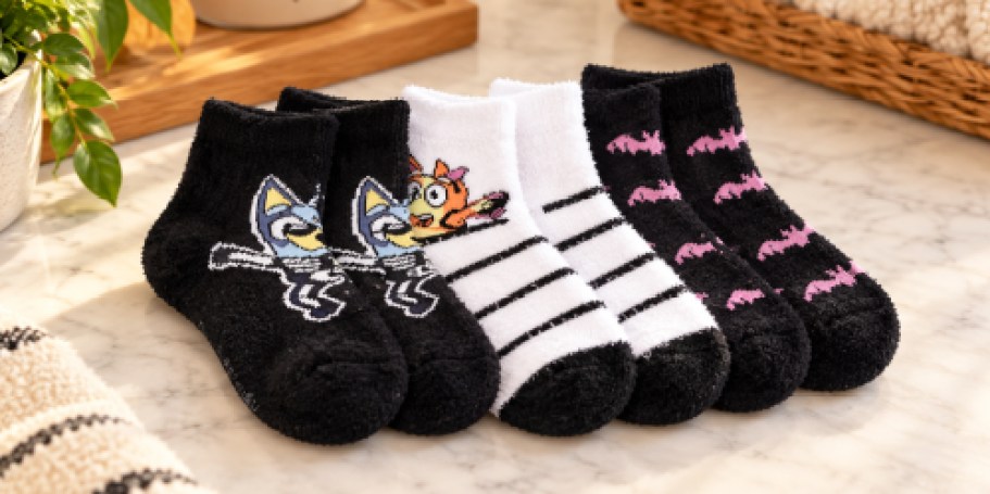 Kids Halloween Cozy Socks 3-Pack from $2.89 on Walmart.com
