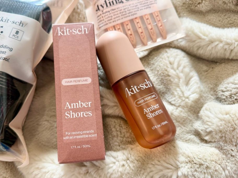 Kitsch Hair & Body Perfume Mist on blanket