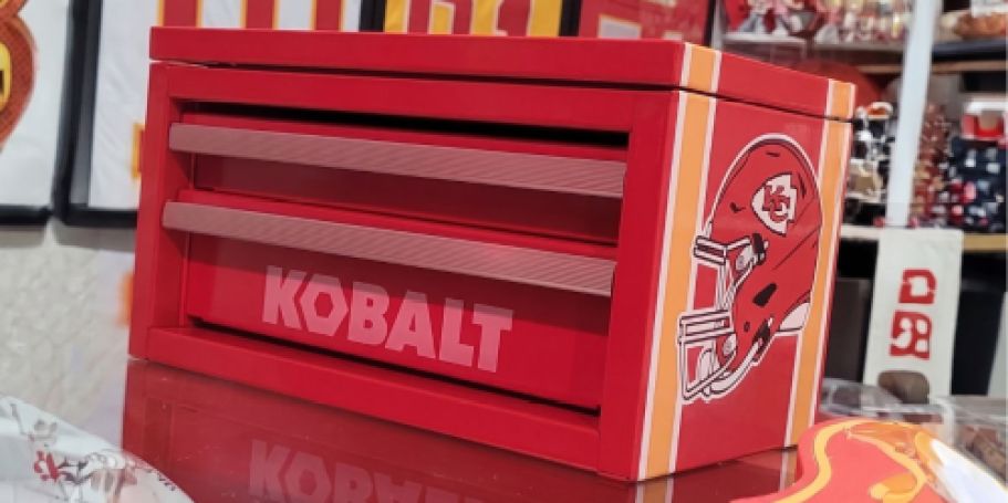 Kobalt NFL Mini Toolboxes Only $31.98 Shipped for Lowe’s Rewards Members