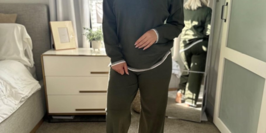 Women’s Sweater Lounge Set ONLY $18 Shipped for Prime Members