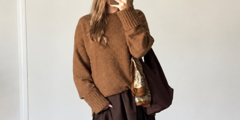 Women’s Oversized Sweaters Just $12.99 on Amazon (Reg. $40)