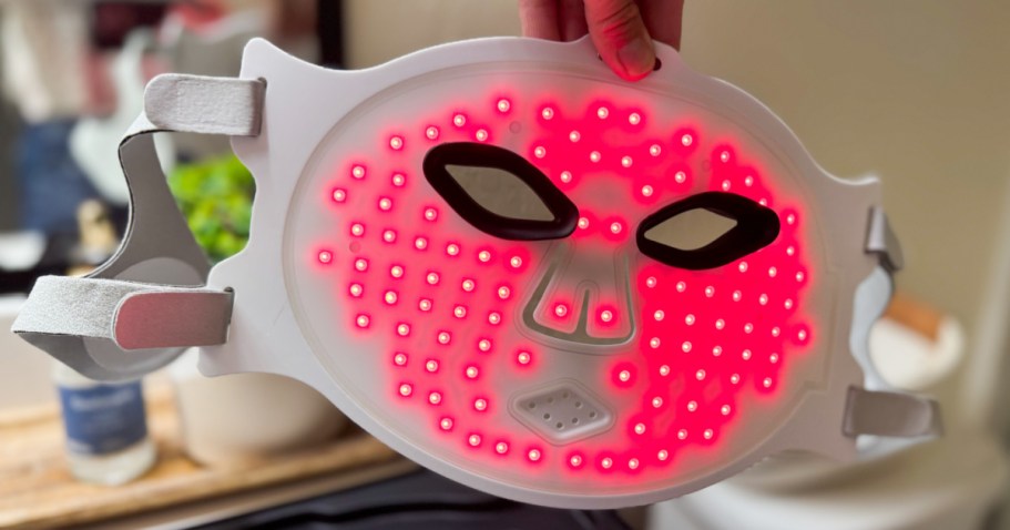 LED Red Light Mask Just $34.99 Shipped on Amazon (Reg. $138)