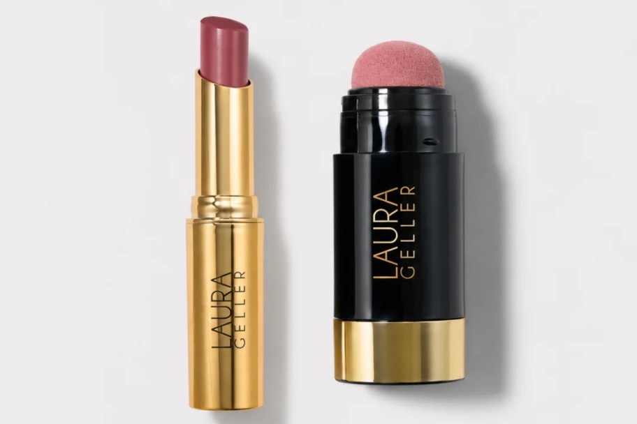 lip stick and blush stick