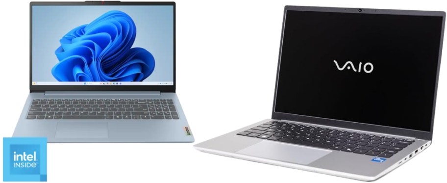two laptop computers