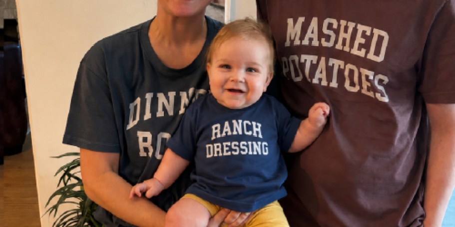 Thanksgiving Family Outfit Idea! Life is Good Food-Themed Tees From $12.72